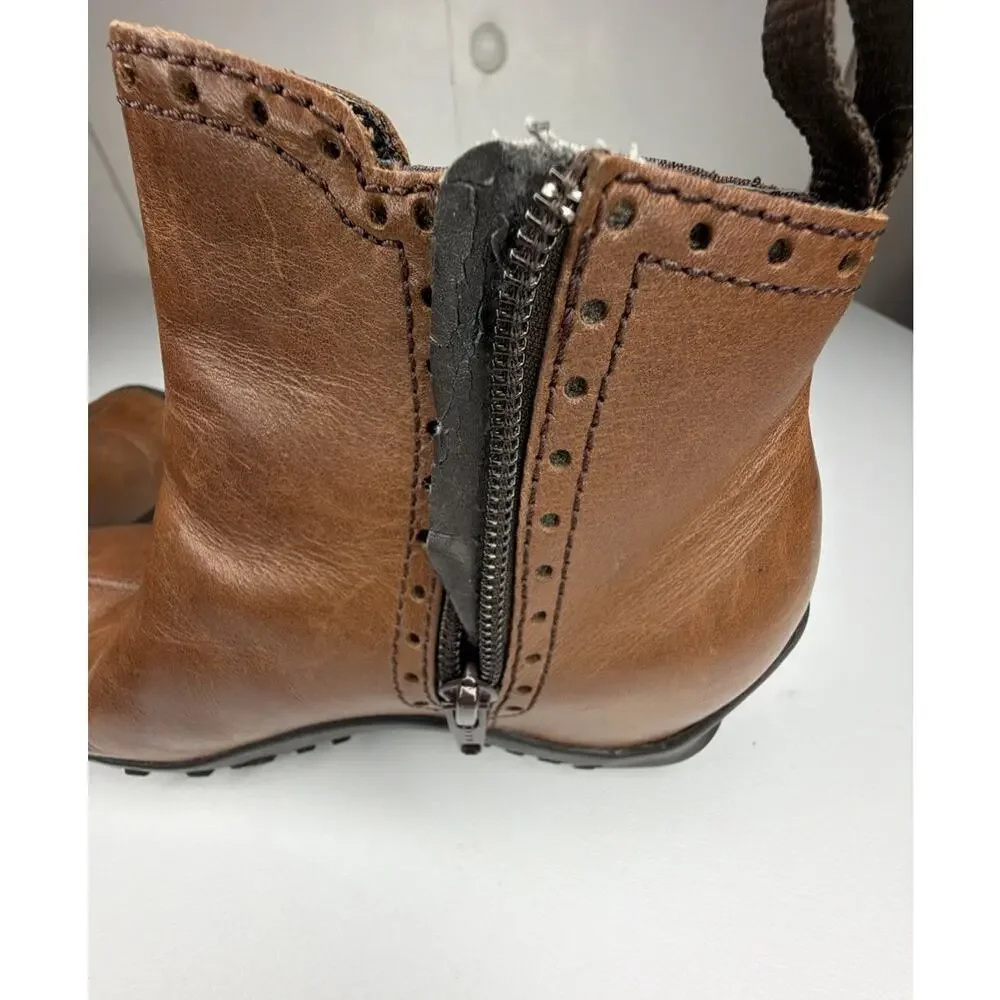 Merrell Plaza Mid Saddle Leather Chelsea Waterproof Performance Ankle Size 5.5